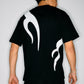 WHITE FLAMES TEE MLZ-007